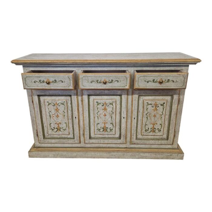 tyrolean style lacquered sideboard 1980s 0266