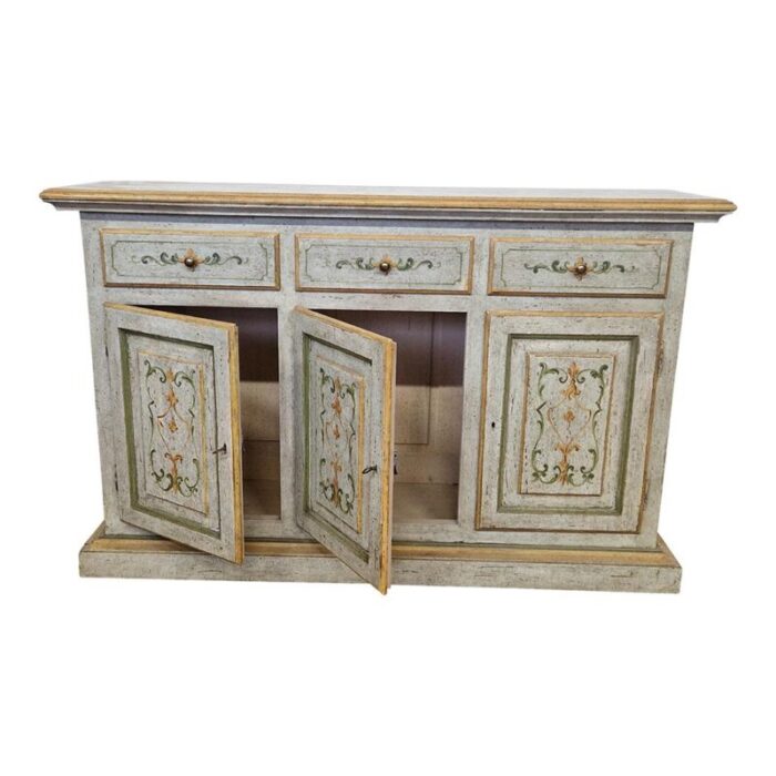 tyrolean style lacquered sideboard 1980s 3099