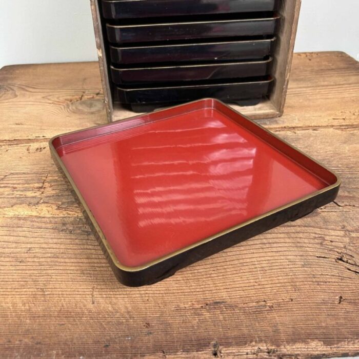 urushi lacquer serving tray 1936 18