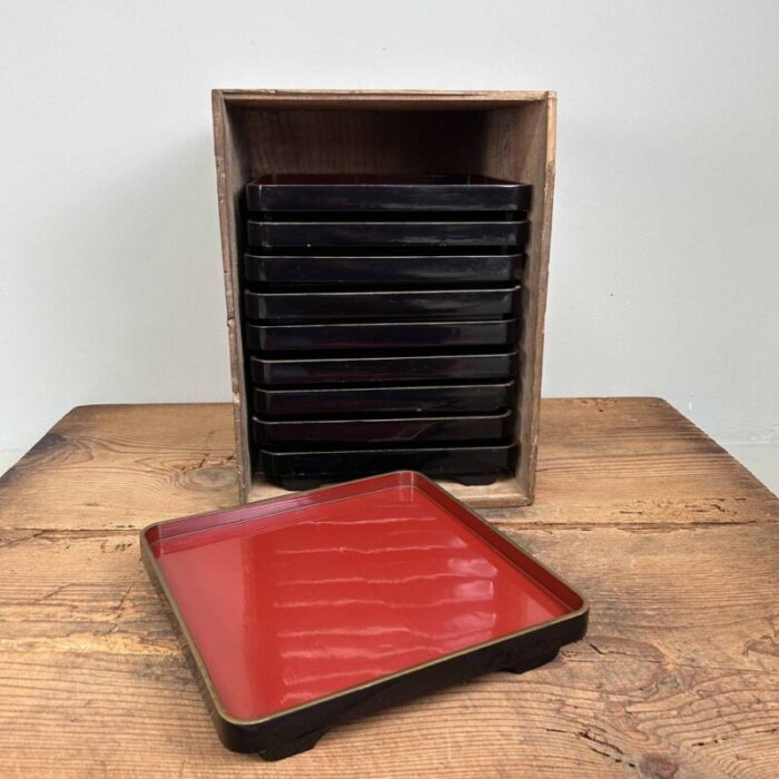 urushi lacquer serving tray 1936 19