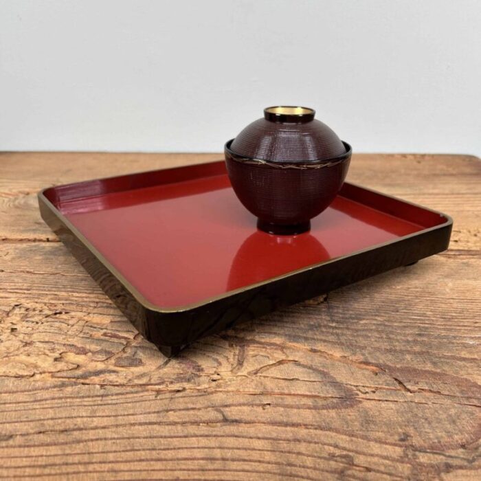 urushi lacquer serving tray 1936 8