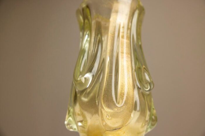 vase model 3627 in topaz gold induto by flavio poli for seguso vetri darte 1937 7045