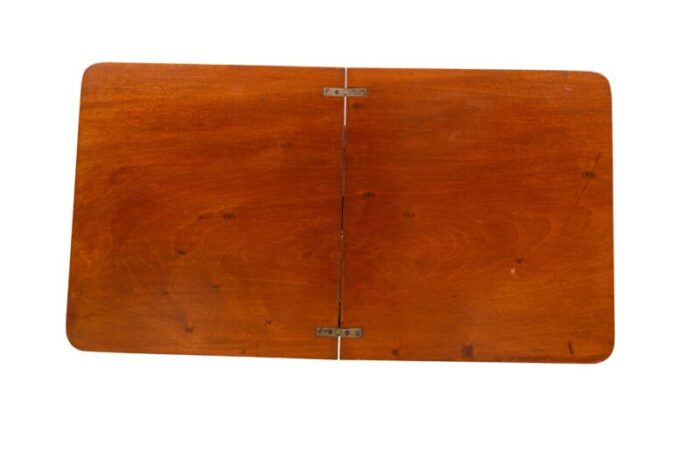 victorian campaign mahogany map table 4215