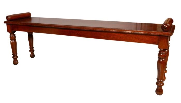 victorian mahogany bench attributed to shoolbred 4718