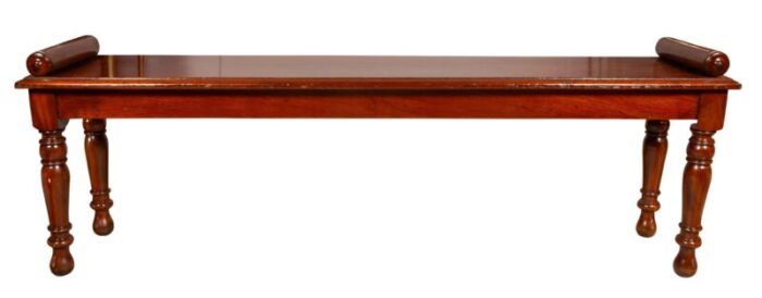 victorian mahogany bench attributed to shoolbred 5615