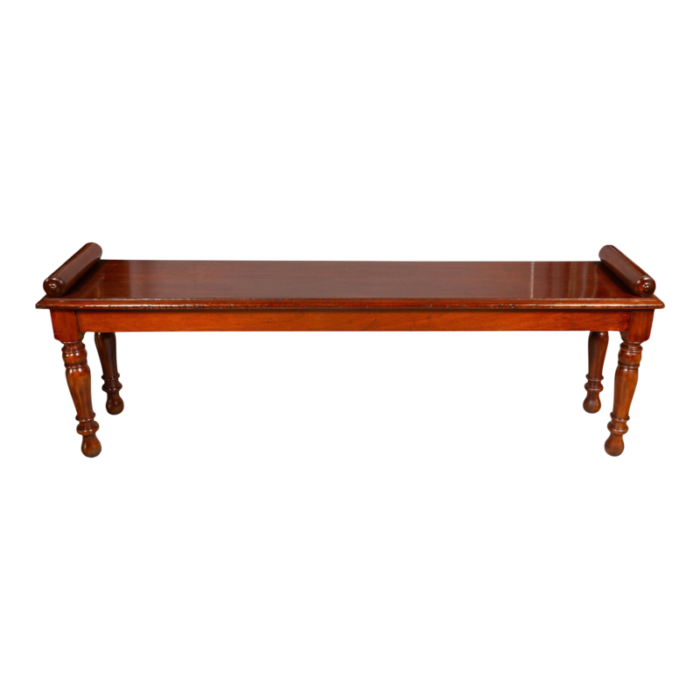 victorian mahogany bench attributed to shoolbred 7210