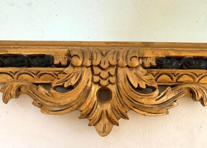 victorian mantle mirror in gilt roccoco carved frame 3