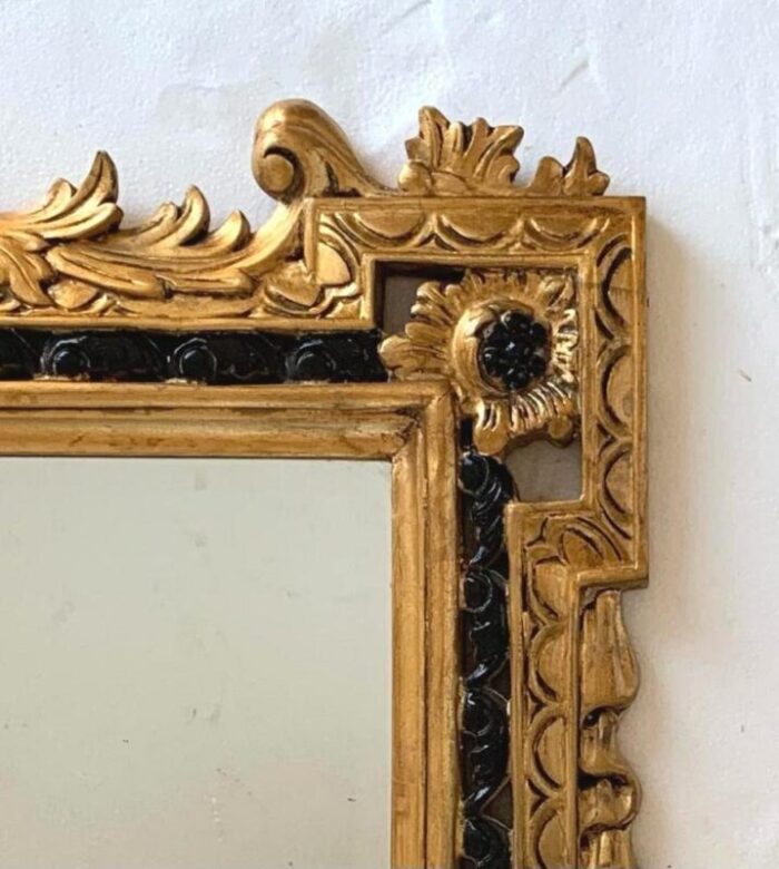 victorian mantle mirror in gilt roccoco carved frame 4