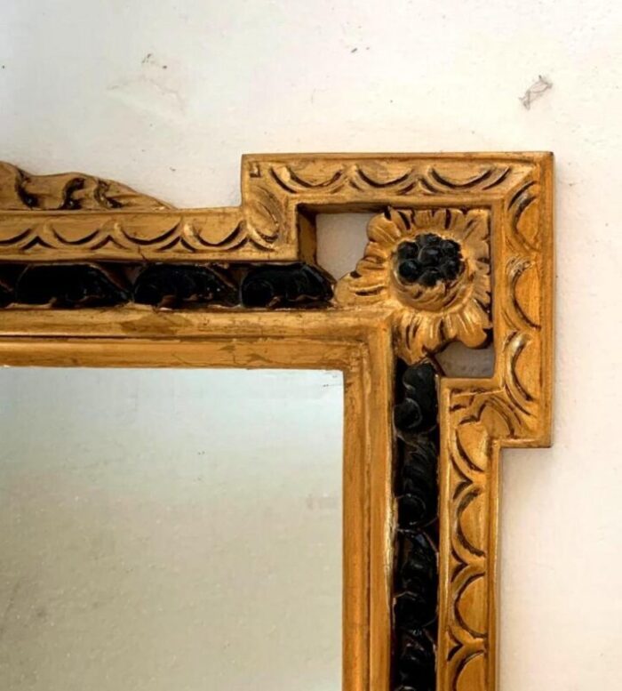 victorian mantle mirror in gilt roccoco carved frame 5