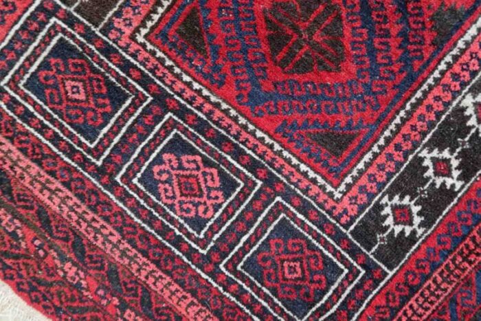 vintage afghan baluch prayer rug 1940s 3