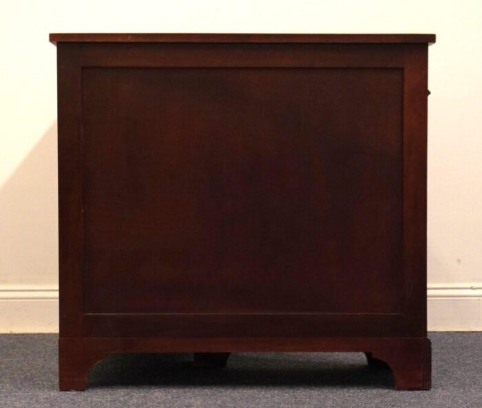 vintage antique traditional duncan phyfe style solid mahogany 45 corner desk 0984