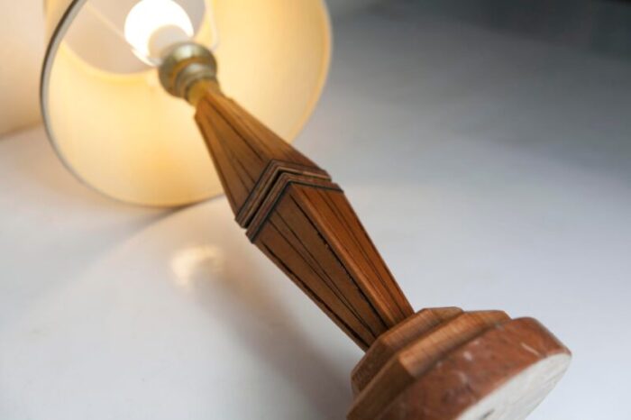 vintage art deco table lamp 1930 8209