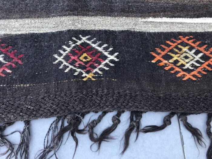 vintage boho kilim rug 1980s 1483