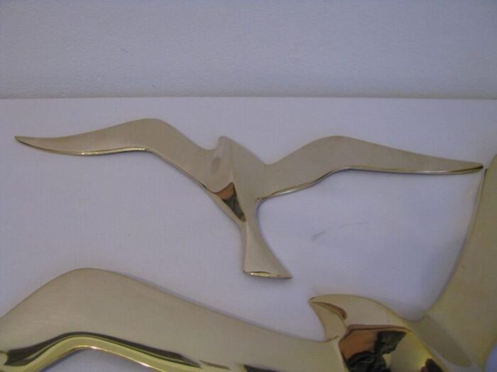 vintage brass bird wall decorations set of 3 9