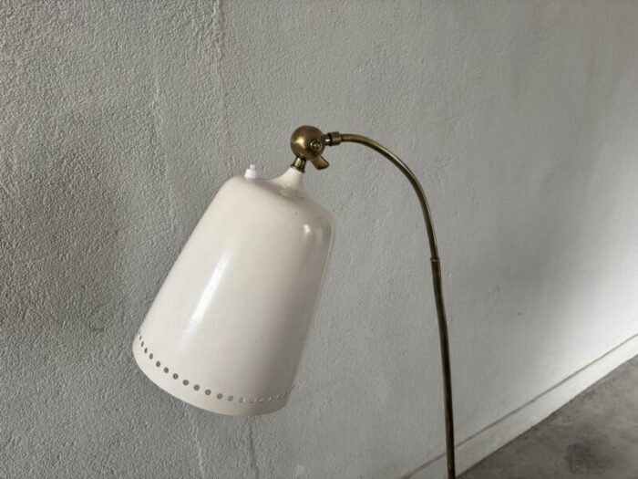 vintage brass floor lamp 1950s 2907