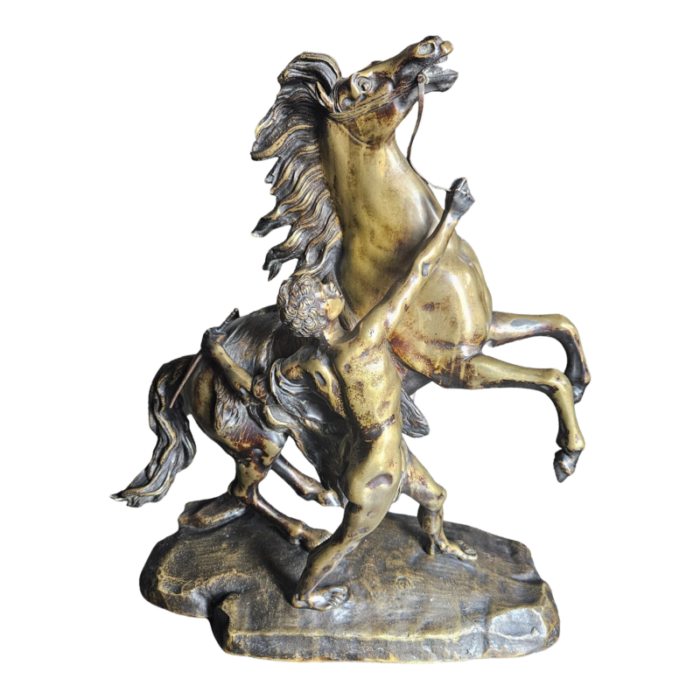 vintage bronze marly horse 6583