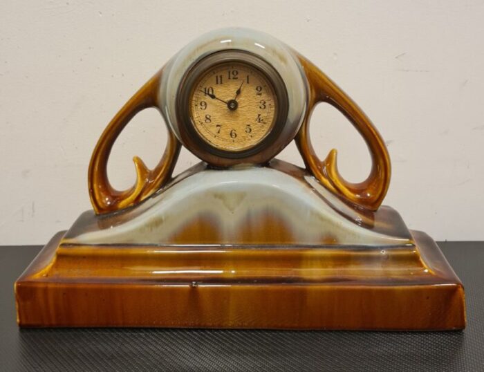 vintage ceramic clock 1940s 1