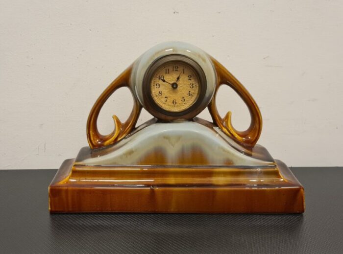 vintage ceramic clock 1940s 2