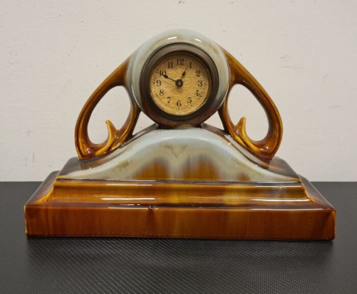 vintage ceramic clock 1940s 3