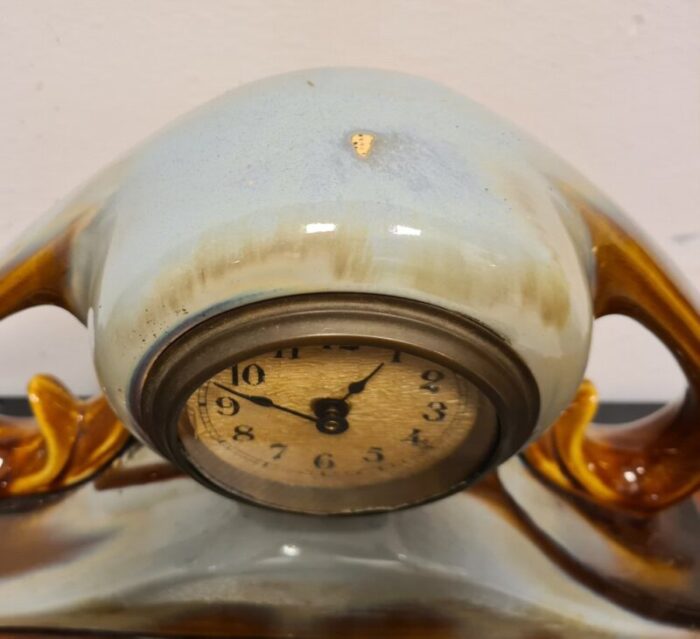 vintage ceramic clock 1940s 5