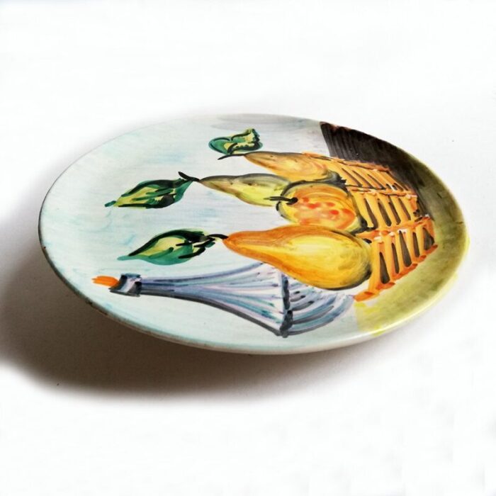 vintage ceramic plate by sic 2