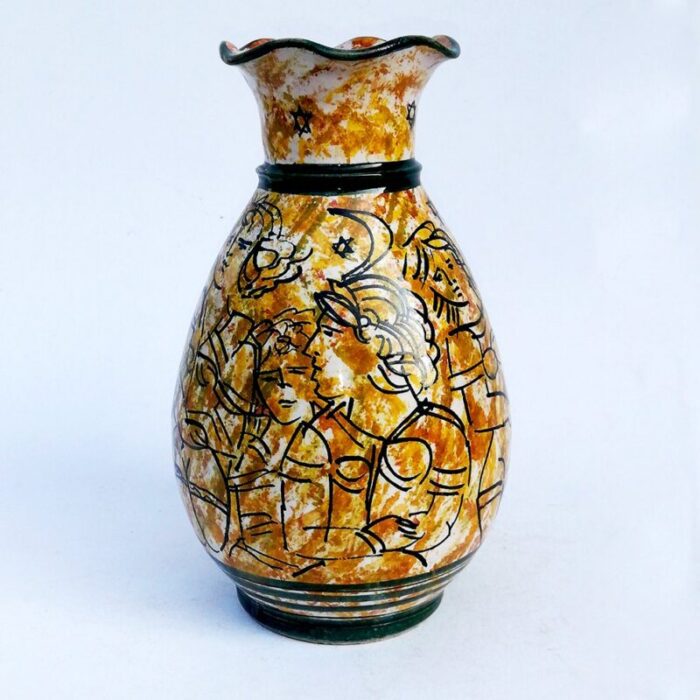 vintage ceramic vase from la giara santo stefano 1960s 4