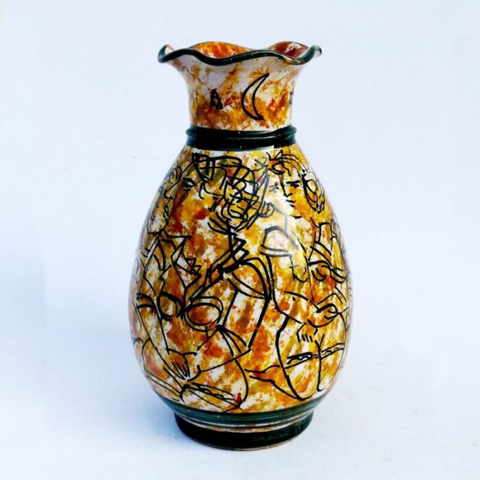 vintage ceramic vase from la giara santo stefano 1960s 5