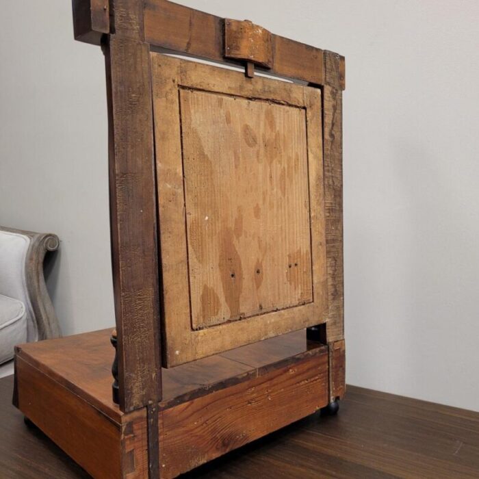 vintage dressing table in wood and inlay 0695