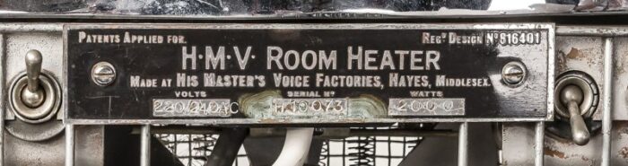 vintage fan heater from hmv 1938 4