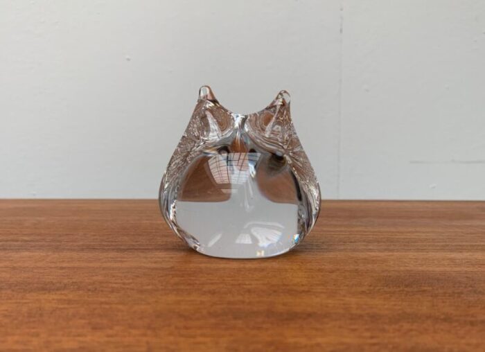 vintage french glass owl sculpture from daum 10