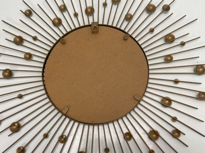 vintage french sunburst wall mirror 1960s 6