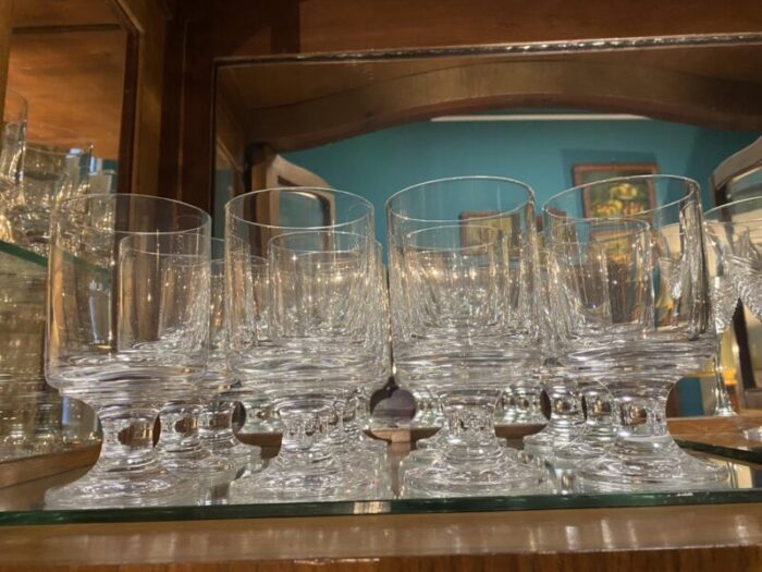 vintage glasses from baccarat set of 10 3