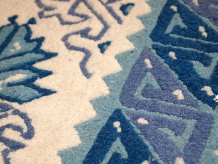 vintage handmade tunisian rug 1960s 10