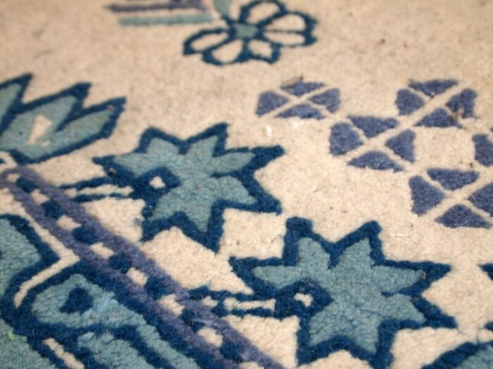 vintage handmade tunisian rug 1960s 12