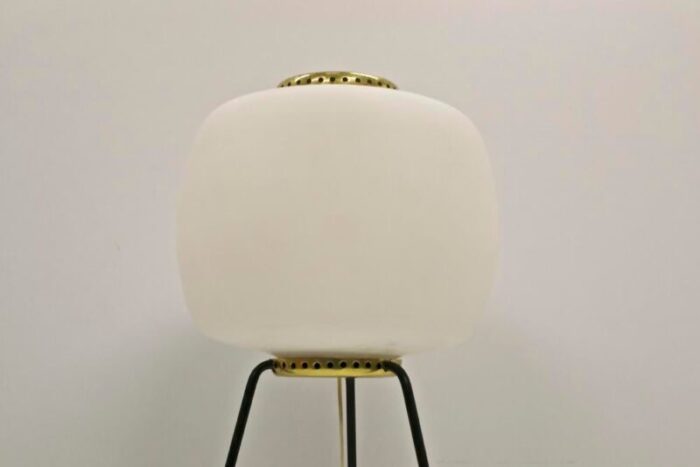 vintage italian floor lamp in the style of stilnovo 1950s 9360