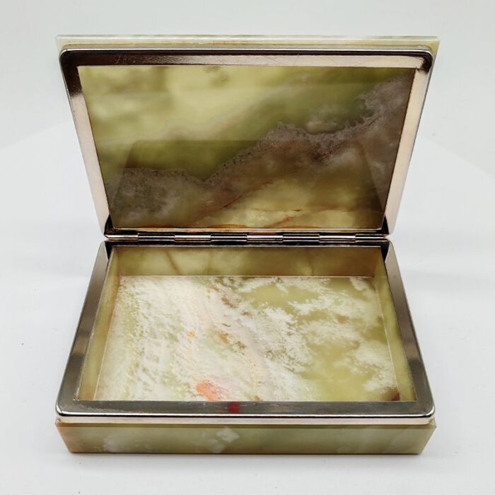 vintage jewelry box in onyx italy 1960s 3