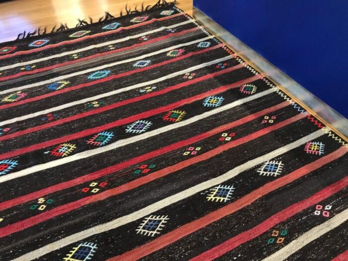 vintage kilim rug 1980s 3648