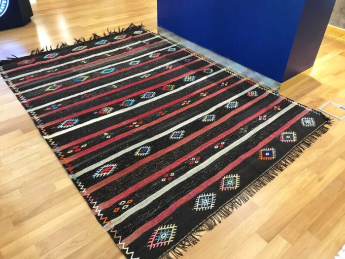 vintage kilim rug 1980s 7775