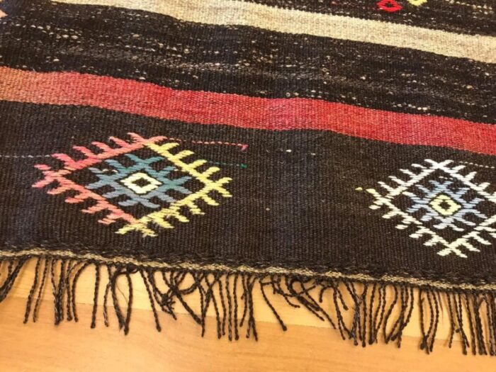 vintage kilim rug 1980s 8769