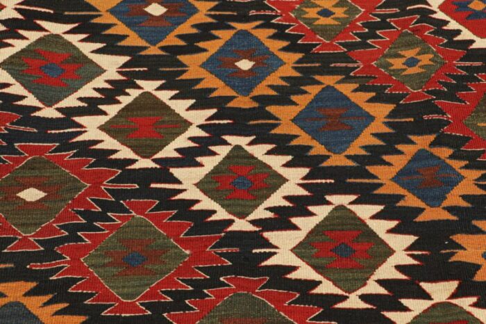 vintage kilim with tribal geometric patterns from rug and kilim 2900