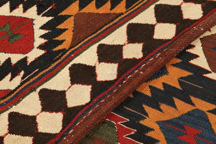 vintage kilim with tribal geometric patterns from rug and kilim 3455