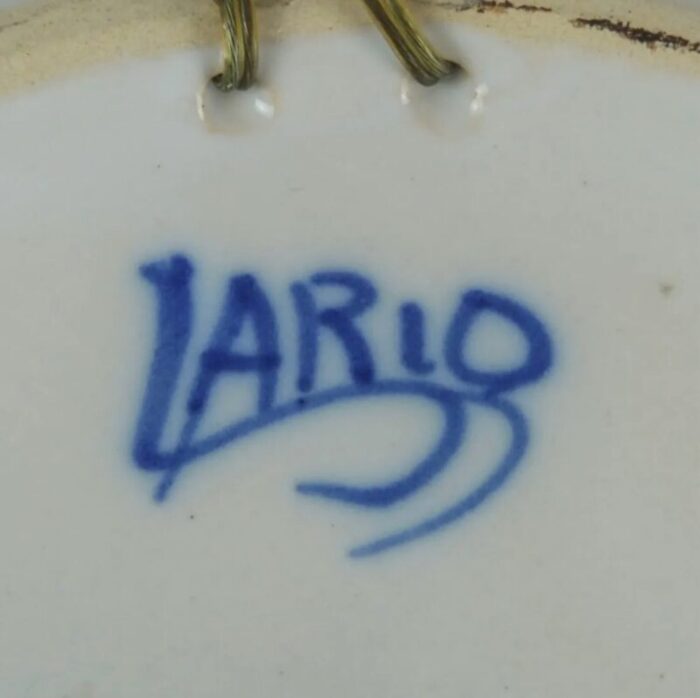 vintage lario majoilca plate 5622