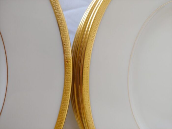 vintage lenox tuxedo salad plates set of 10 8580