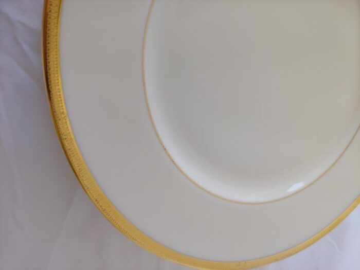 vintage lenox tuxedo salad plates set of 10 9474