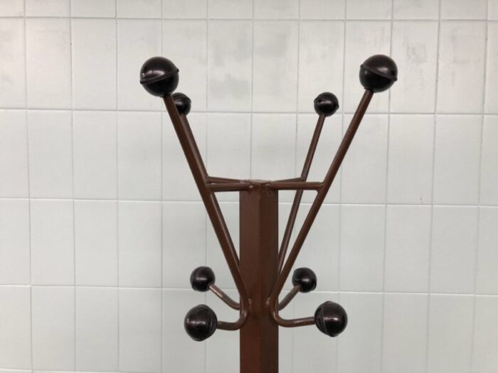 vintage metal coat stand italy 1950s 13