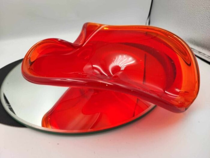 vintage murano glass fruit bowl 1970s 2