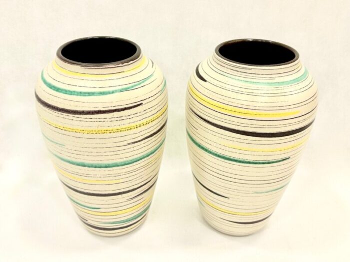 vintage no 577 35 floor vases from bay keramik 1960s set of 2 3