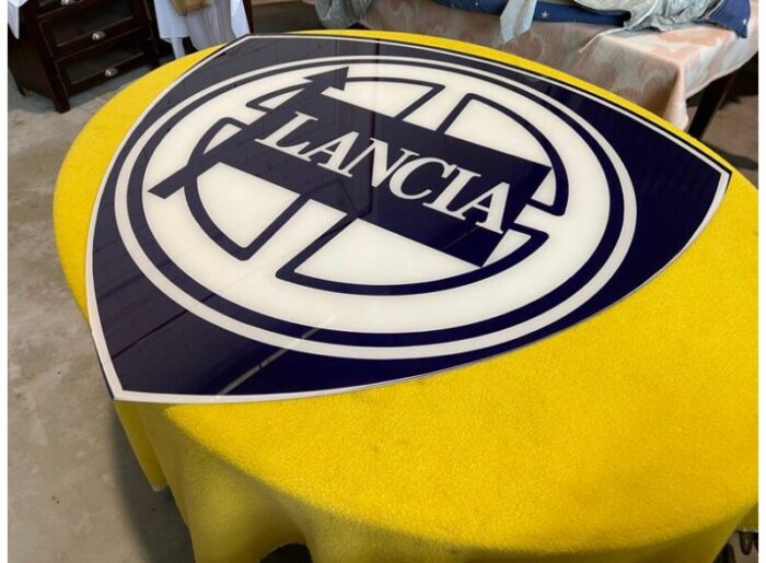 vintage original lancia sign 1970s 16