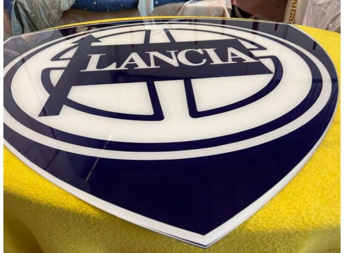 vintage original lancia sign 1970s 17