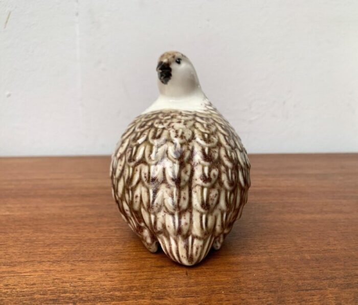 vintage porcelain quail bird figurine by b jackson 4